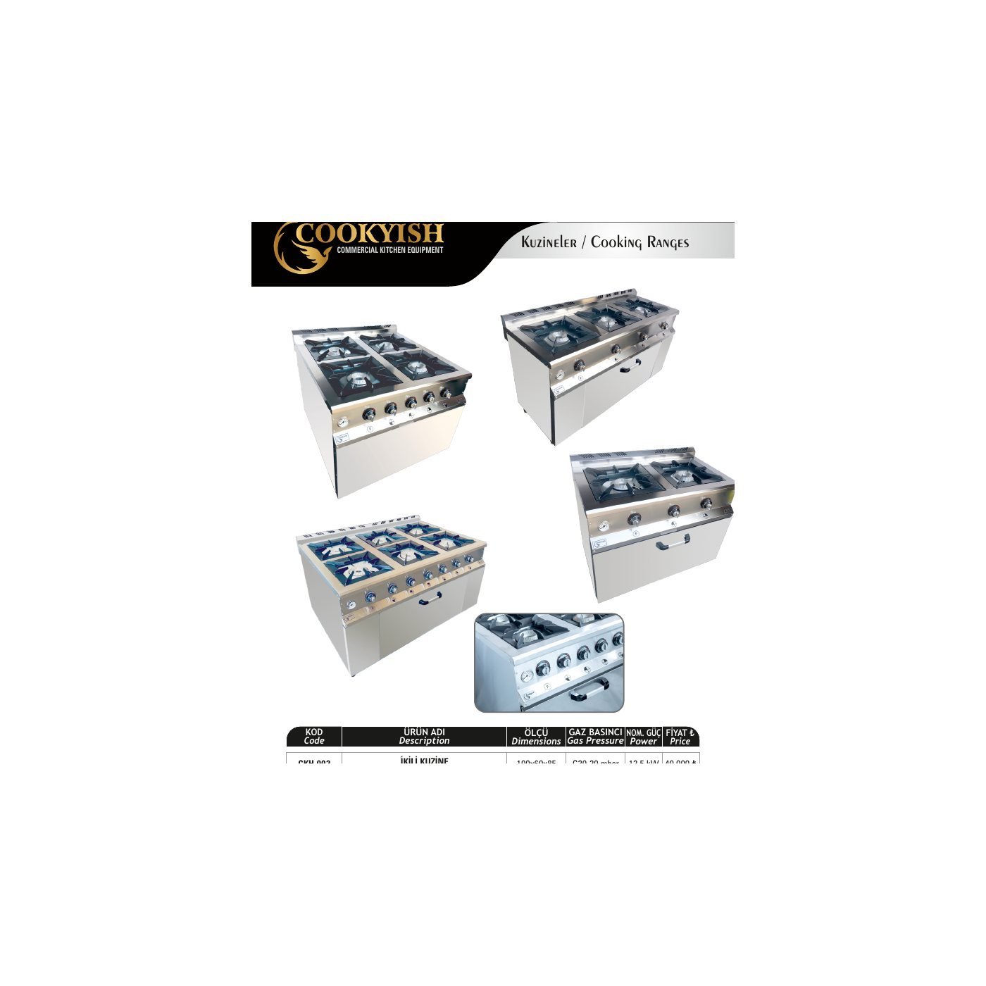 1 m² Kuzine - Cookyish CKH-005