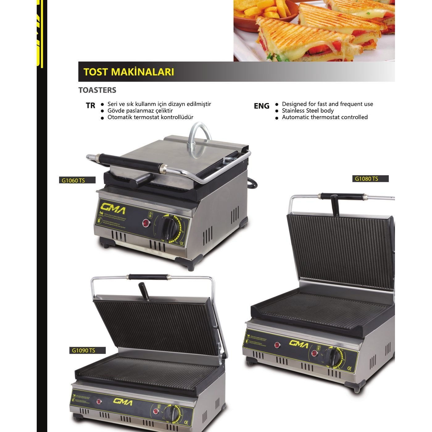 12 Dilim Tost Makinesi - GMA G1070-TS