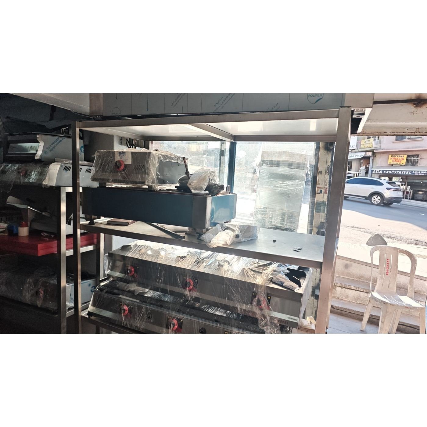 Krom İstif Rafı - Stok Modeli C