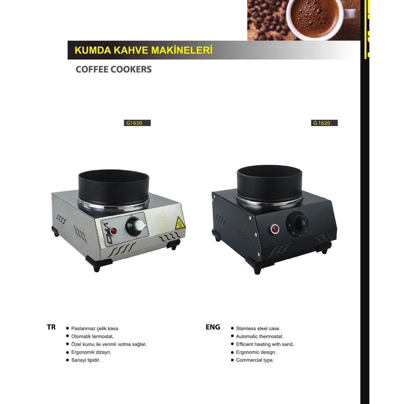 İkili Kumda Kahve Makinesi - GMA G1630