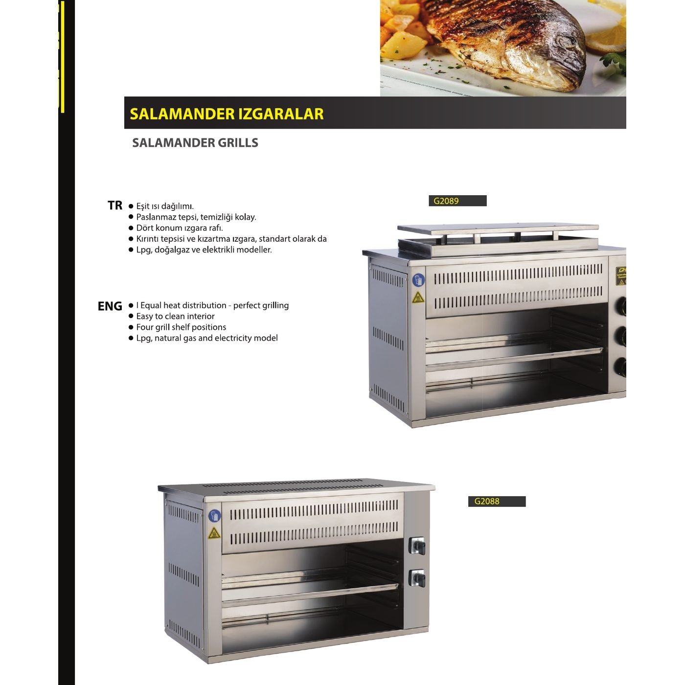 Elektrikli Salamander Izgara - GMA G2088