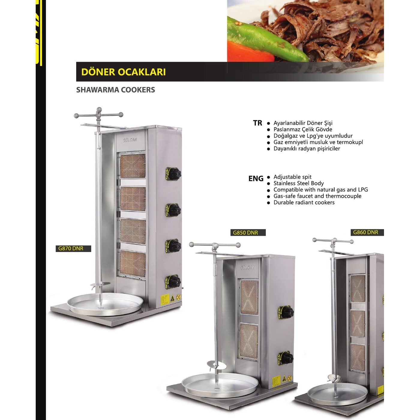1 Radyanlı Döner Ocağı - GMA G840-DNR