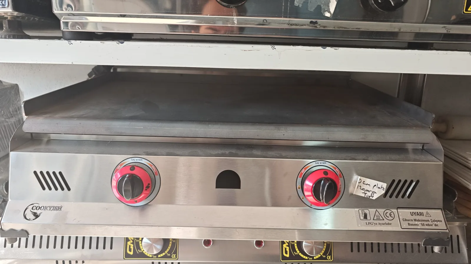 Sıfır 70 cm tüplü pleyt ızgara ön görünüm